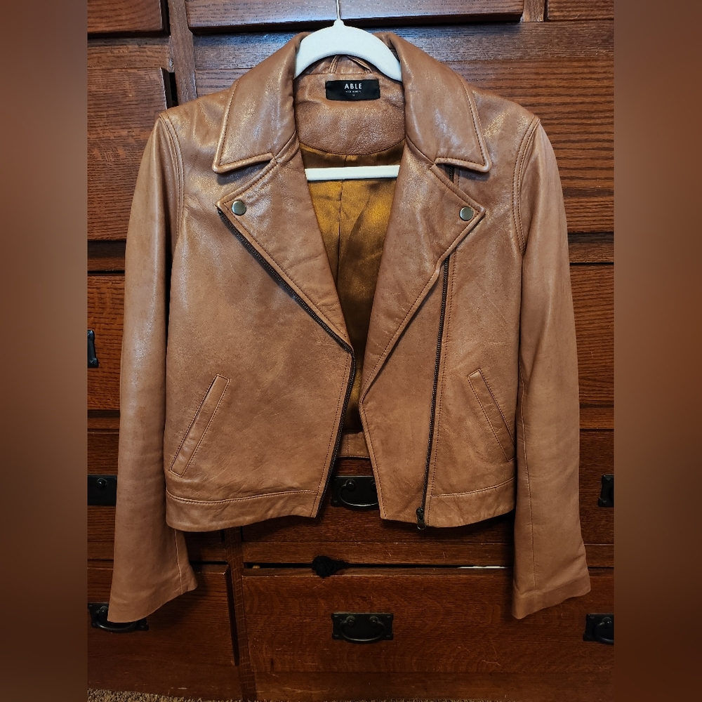 ABLE Womens Leather Jacket
